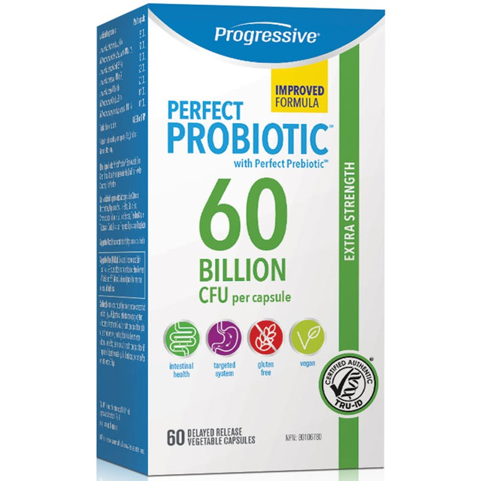 Progressive Perfect Probiotic 60 Billion 60 Capsules
