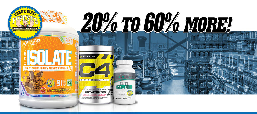 Popeye's Supplements Canada ~ Shop Online Now! - DripFit Workout