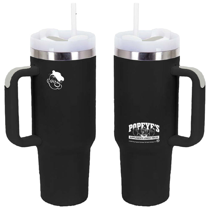 Popeye's Stanley Inspired Tumbler with Handle