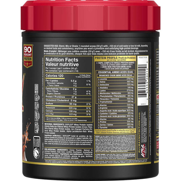 Allmax Isoflex 1lb *Buy One 5lbs, Get One 1lb FREE*