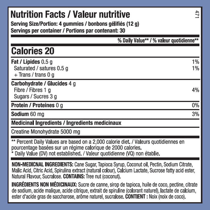 ANS Creatine Gummies 120 Count