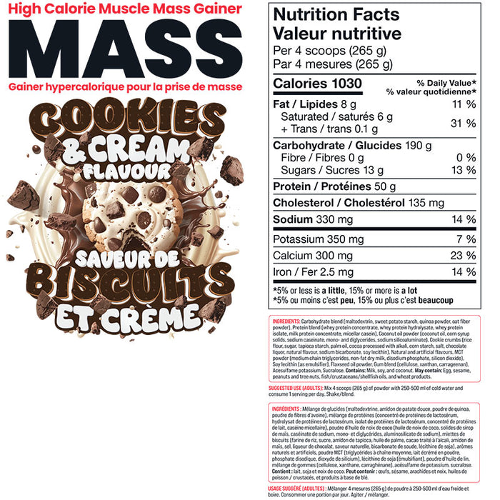 Basic Supplements Mass Gainer 15lb