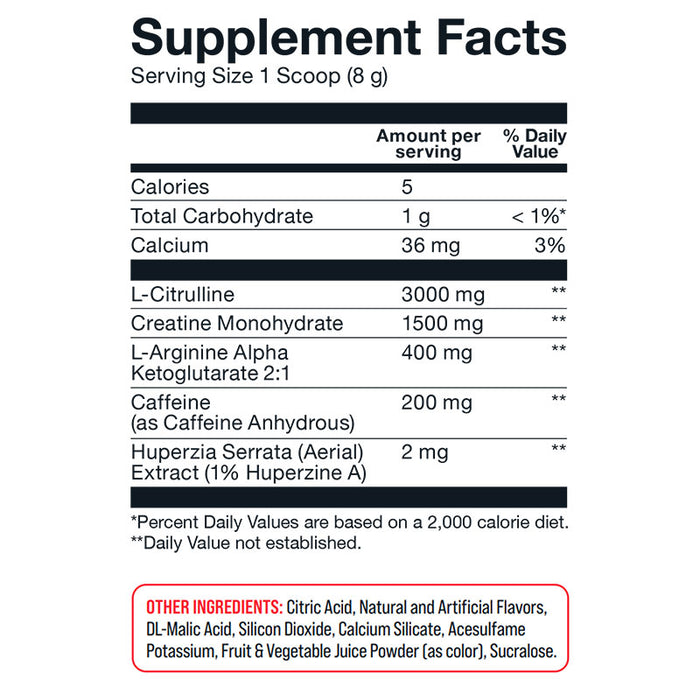 Basic Supplements Pre Workout 30 Servings