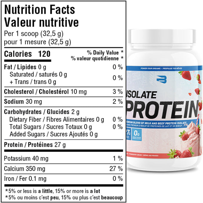 Believe Supplements Isolate Protein 1.76lb