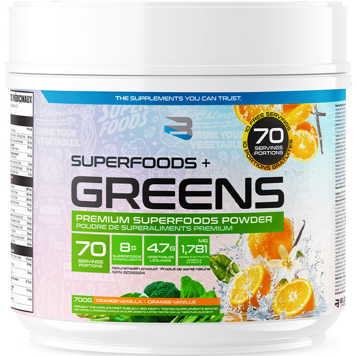 Believe Supplements Superfoods + Greens 70 Servings