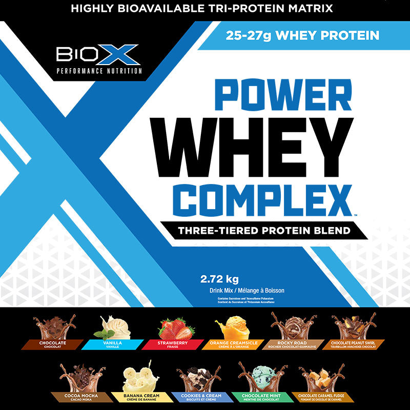 BioX Power Whey Complex 5lb (Value Size) — Popeye's Supplements Edmonton
