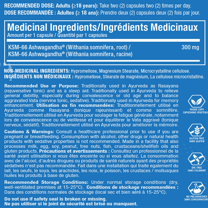 Confident Health KSM-66 Ashwagandha 120 Capsules