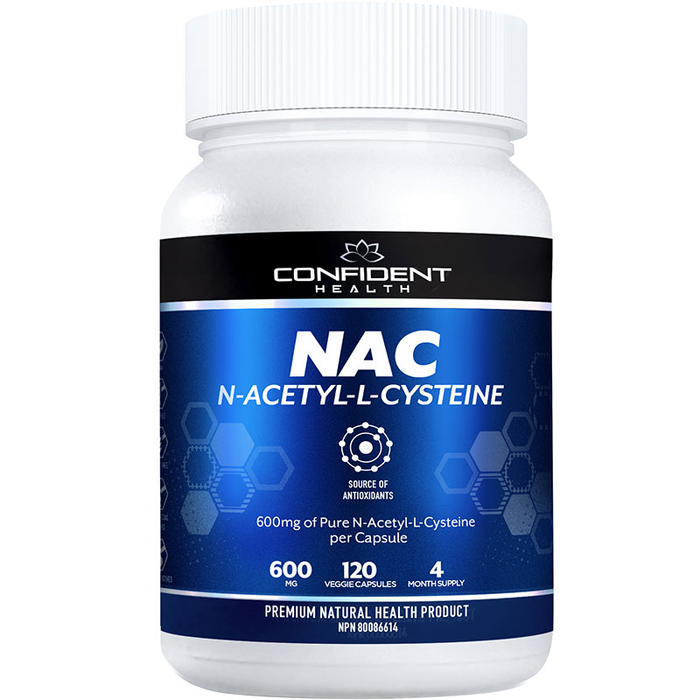 Confident Health NAC 600mg 120 Capsules