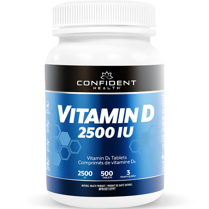 Confident Health High Potency Vitamin D 2500iu