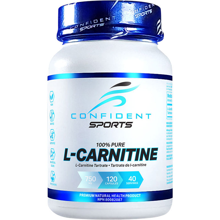 Confident Sports L-Carnitine 120 Capsules