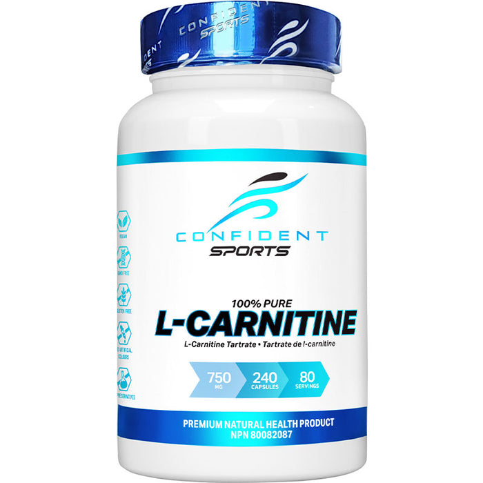 Confident Sports L-Carnitine 240 Capsules — Popeye's Supplements Edmonton Confident Sports L-Carnitine 240 Capsules — Popeye's Supplements Edmonton