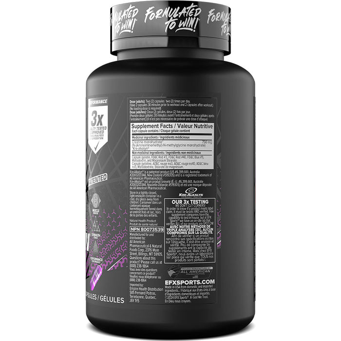 EFX Kre-Alkalyn 120 Capsules