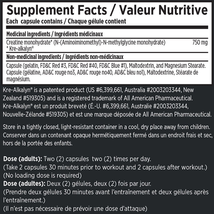 EFX Kre-Alkalyn 120 Capsules