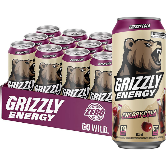 Grizzly Energy Drinks Cases of 12