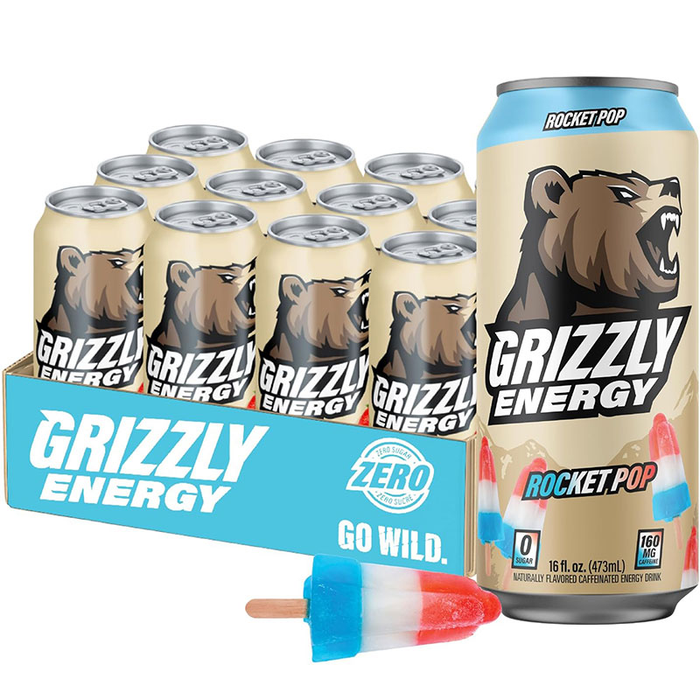 Grizzly Energy Drinks Cases of 12
