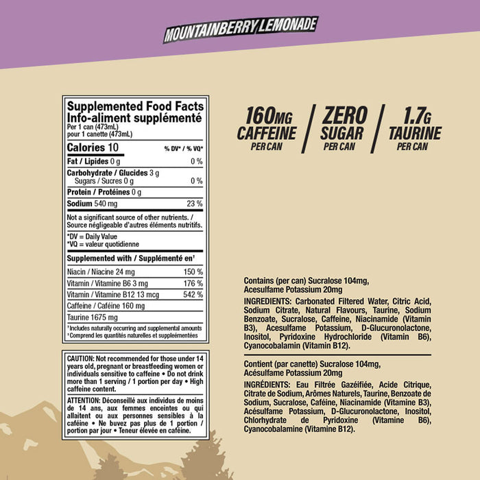 Grizzly Energy Drinks Cases of 12