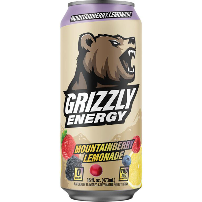 Grizzly Energy Drinks Singles