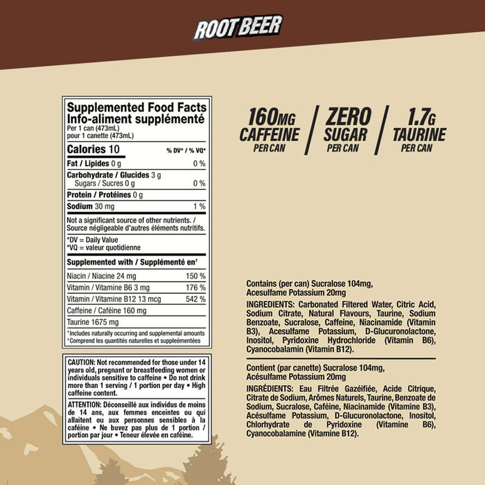 Grizzly Energy Drinks Cases of 12