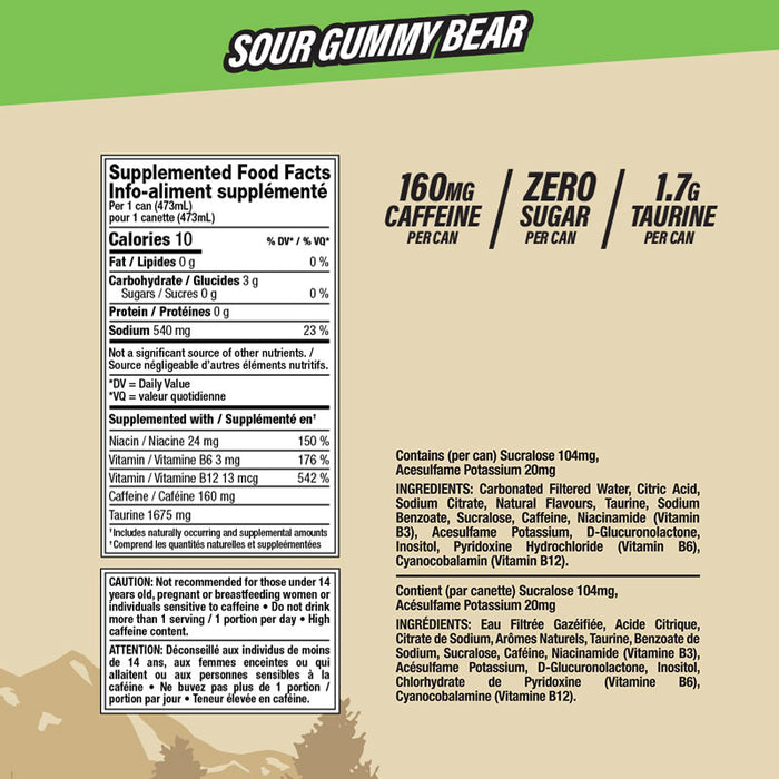 Grizzly Energy Drinks Singles