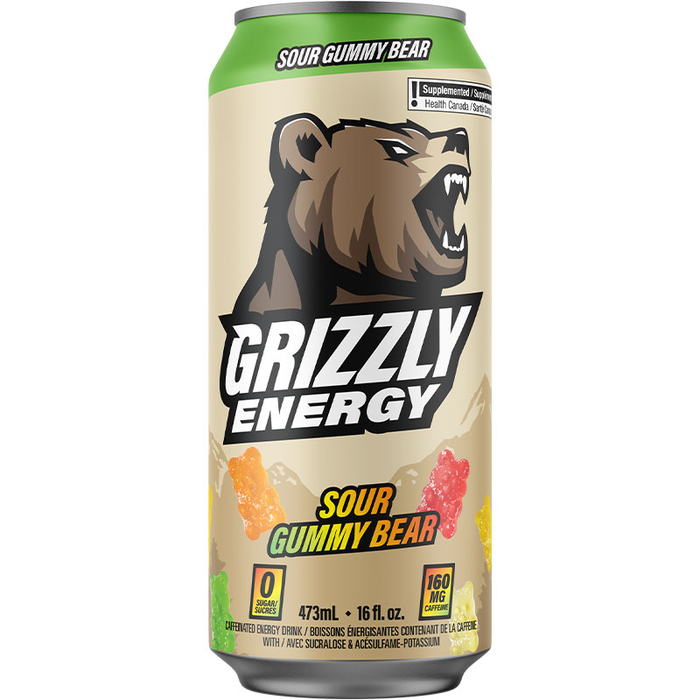 Grizzly Energy Drinks Singles