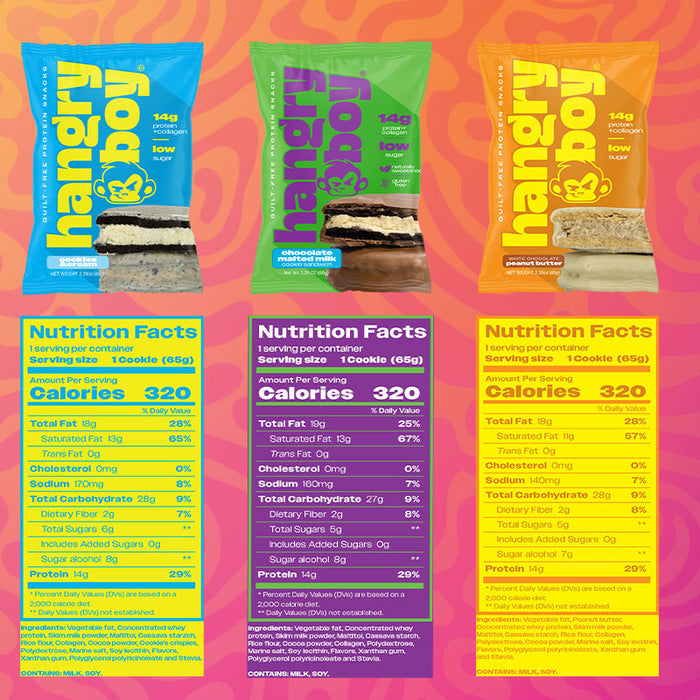 Hangry Boy Protein Cookies Box of 12