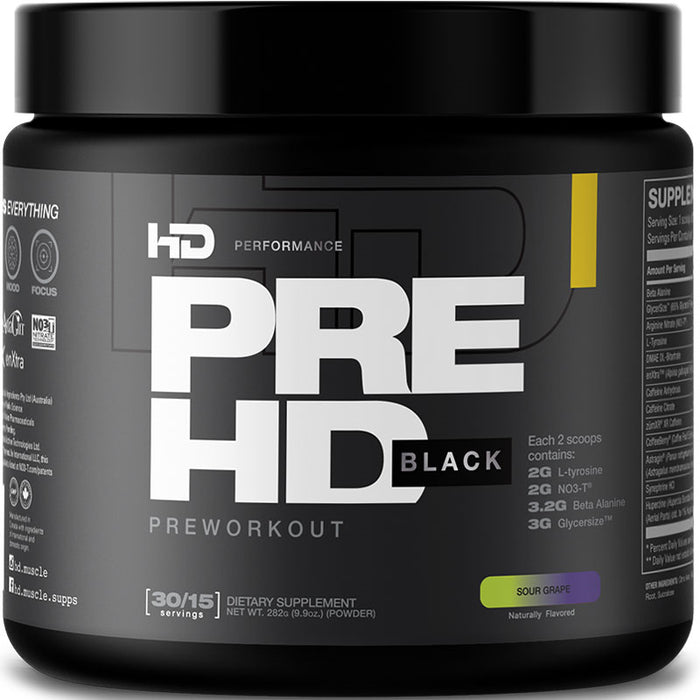 HD Muscle Pre HD Black 30 Servings