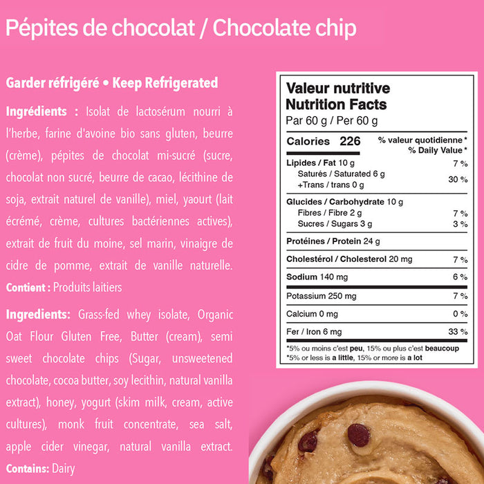 Juju's Protein Cookie Dough Single Cups