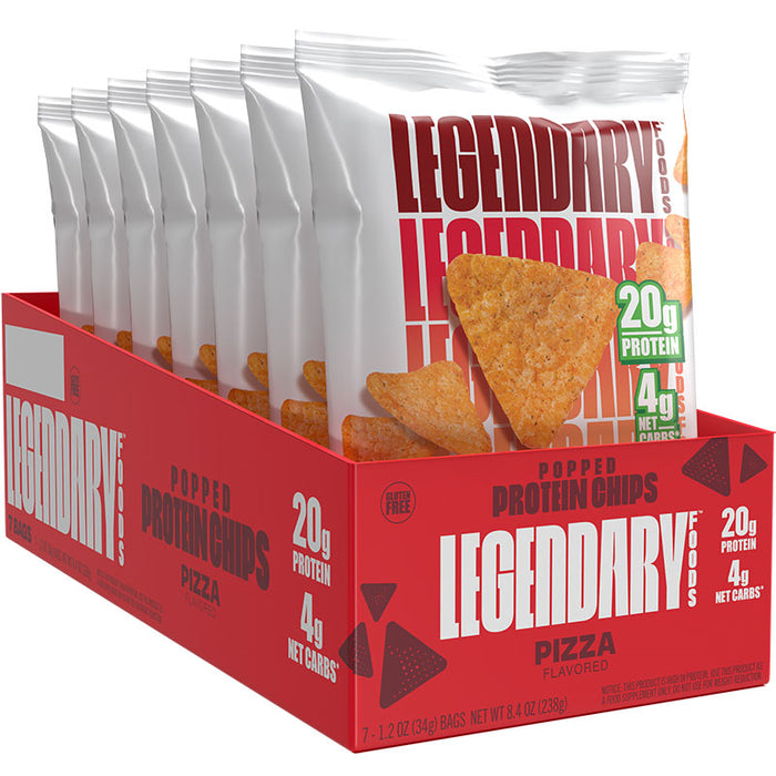 Legendary Foods Popped Protein Chips Box of 7