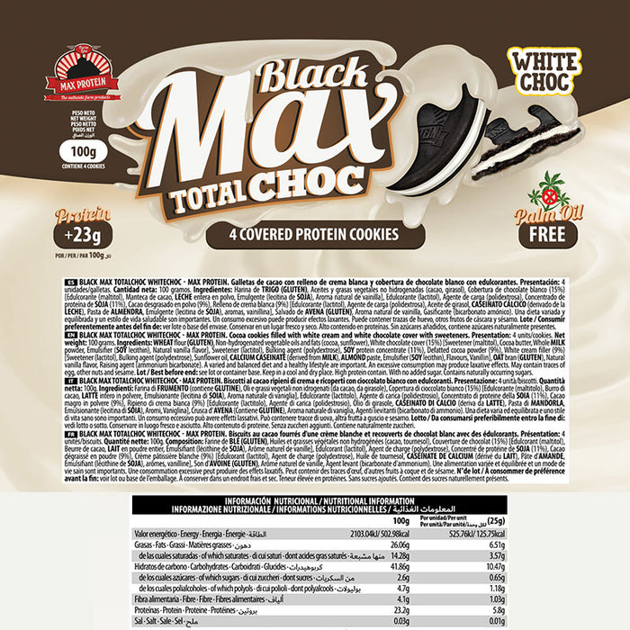 Max Protein Black Max Oreo Box of 12
