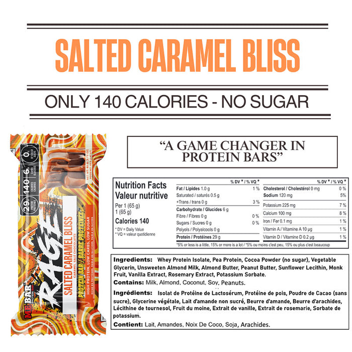 ME Bars Rage Protein Bars Box of 12