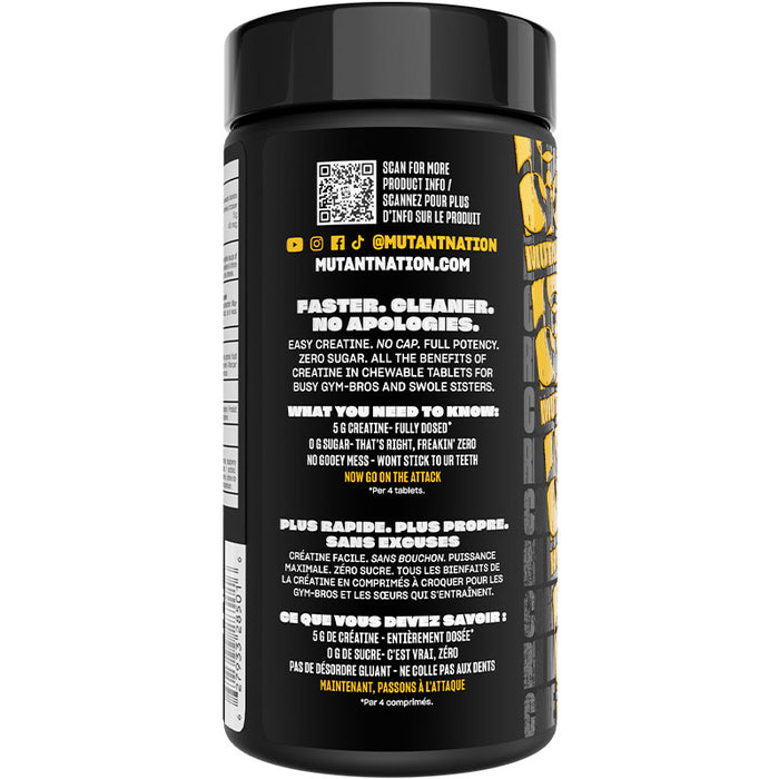 Mutant Creatine Bytz 80 Tablets