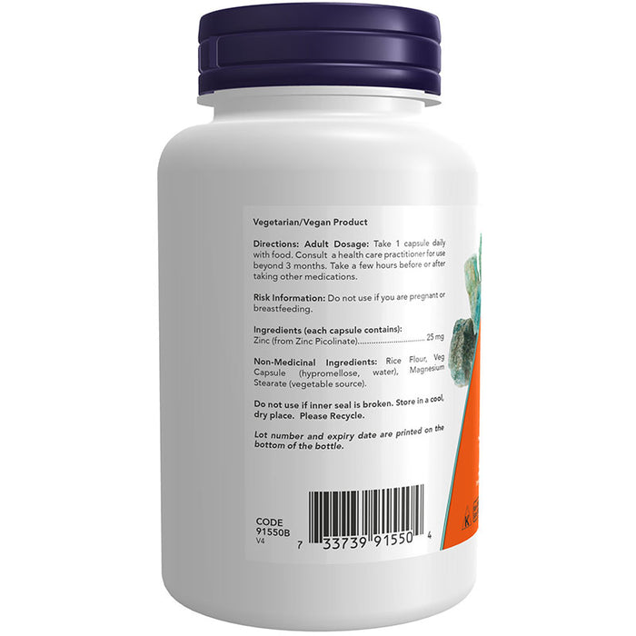 Now Zinc Picolinate 100 Capsules