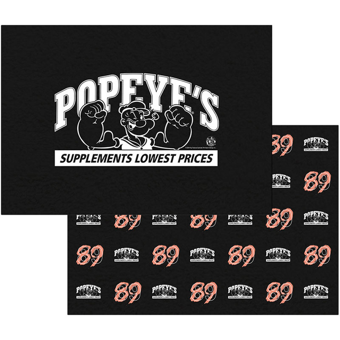 Popeye's Microfiber 12" Towel