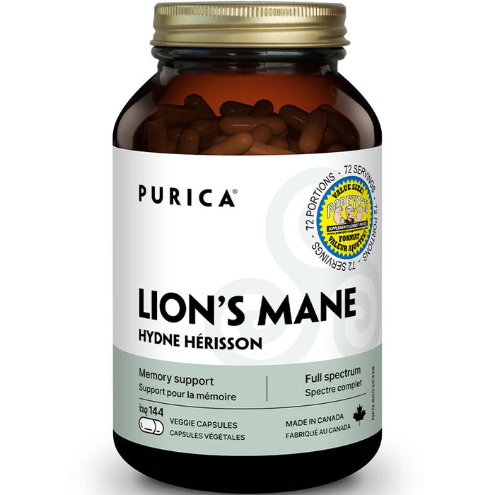 Purica Lion's Mane 144 Capsules