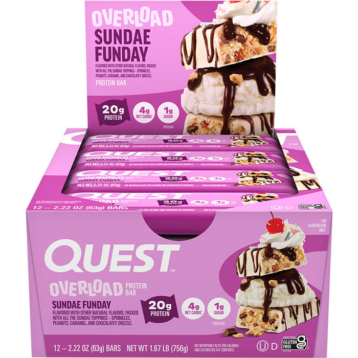 Quest Overload Bars Box of 12