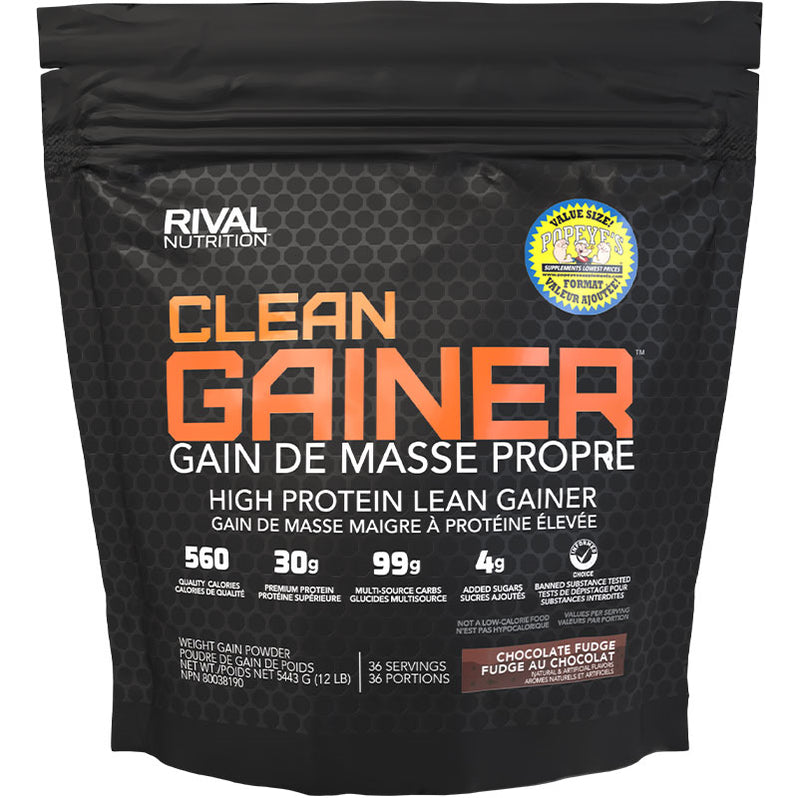 Rival Nutrition Clean Gainer 12lb — Popeye's Supplements Edmonton
