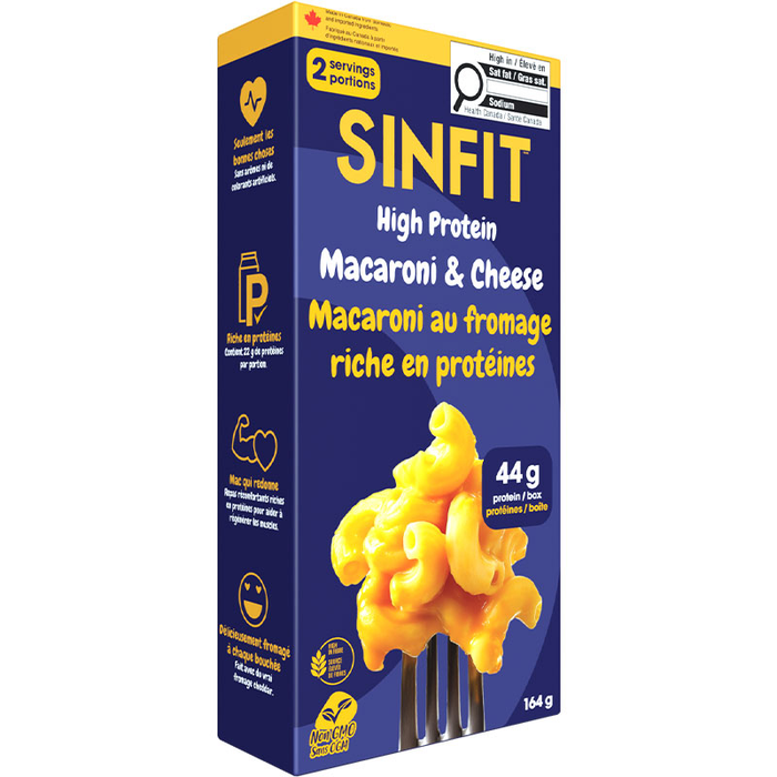 SinFit Protein Mac & Cheese 1 Box Cheddar