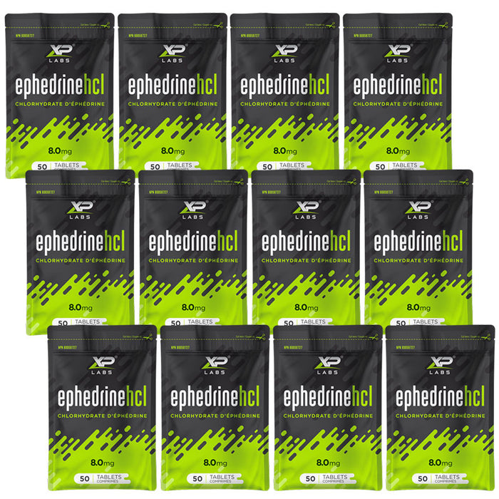 XP Labs Ephedrine 12 pouches of 50 Tablets