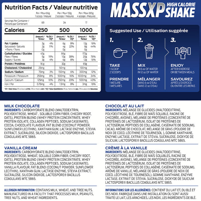 XP Labs Mass XP 34 Servings