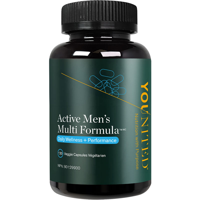 Younited Wellness Active Men's Multi Formula 120 Capsules