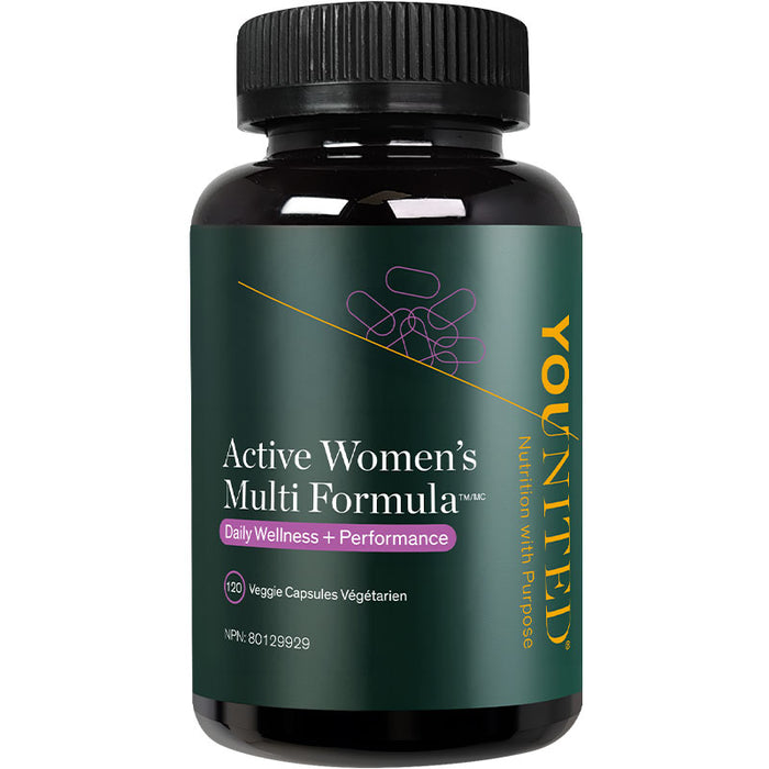 Younited Wellness Active Women's Multi Formula 120 Capsules