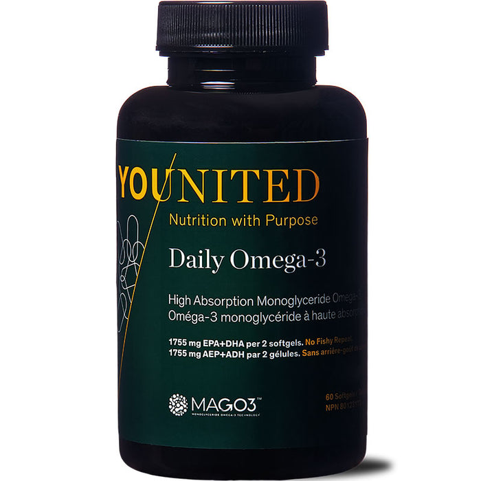 Younited Wellness Daily Omega-3 60 Capsules
