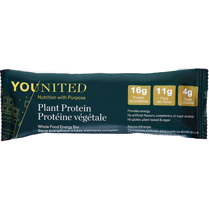 Younited Wellness Plant Protein Snack Bar Box of 12