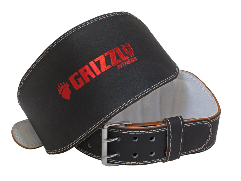 Grizzly Enforcer Leather Belt 6"