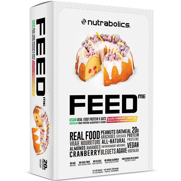Nutrabolics Feed Bars Vegan Box of 12