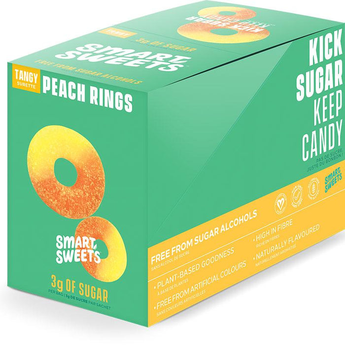 Smart Sweets Peach Rings Case of 12