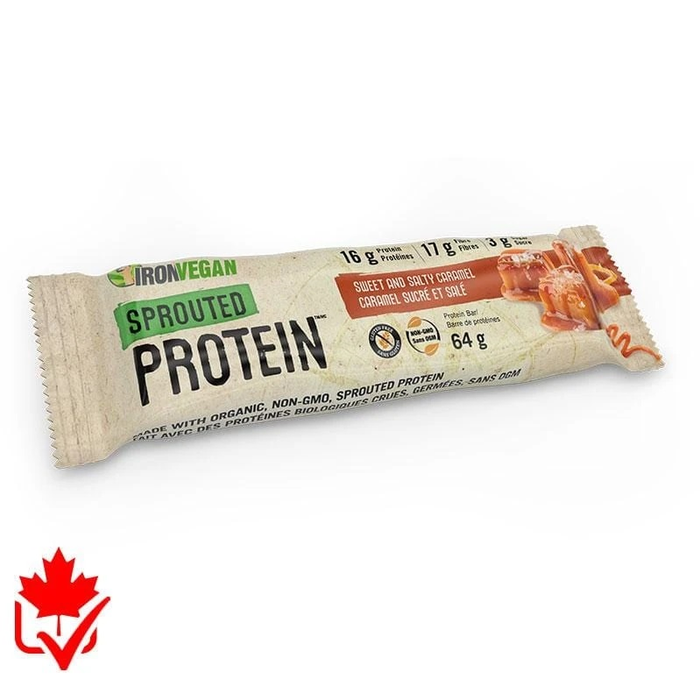 Iron Vegan Sprouted Protein Bars Singles