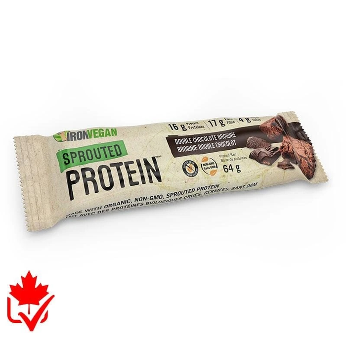 Iron Vegan Sprouted Protein Bars Singles