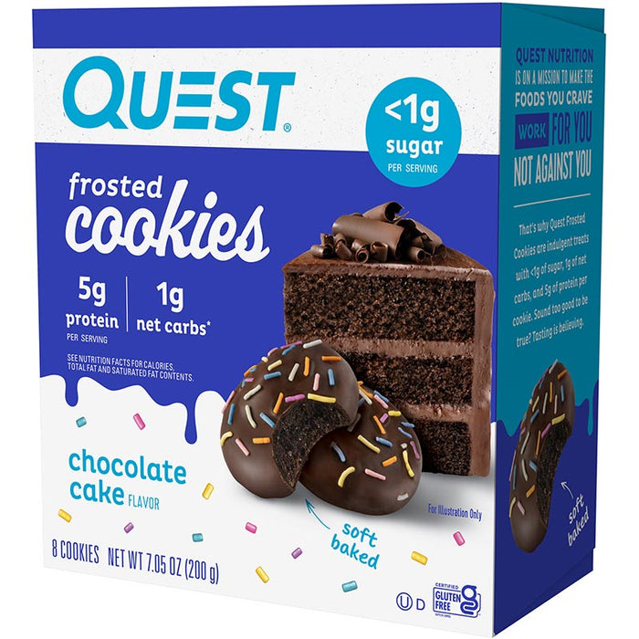 Quest Frosted Cookies Box of 8
